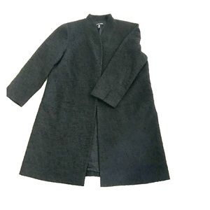 Eileen Fisher open front lightweight dress coat
